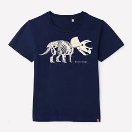 T-shirt Enfant Triceratops - bleu