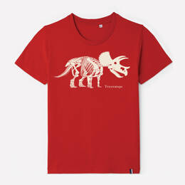 T-shirt Enfant Triceratops - rouge