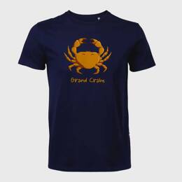 T-Shirt Homme - Grand Crabe - Bleu