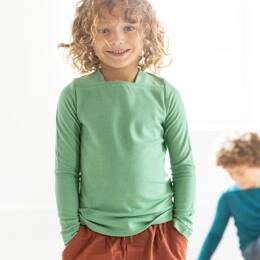 tee-shirt Moussaillon enfant laine mérinos bio et soie