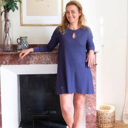 tunique Orientale femme laine mérinos bio et soie