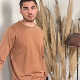 Tee-shirt Sobre - laine mérinos bio & soie naturelle