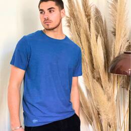 Tee-shirt Basic nid d'abeille - laine mérinos bio & soie naturelle