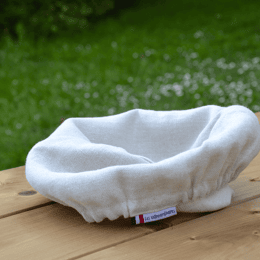 TOILE DE LIN SUPPLÉMENTAIRE POUR CORBEILLE À PAIN - Beige