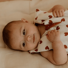 Gigoteuse terracotta cœurs