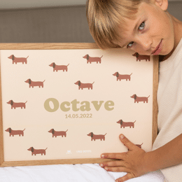 L'affiche personnalisable - Les Petits Teckels