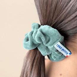 Les Petits Chouchous Velours Pyjama Gris vert