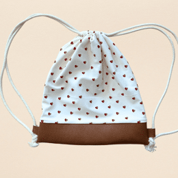 Les Petits Sacs Cœurs Bicolores