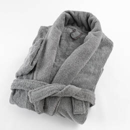 Peignoir coton éponge col chale  éponge PREMIUM
