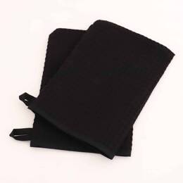 Lot de 2 gants de toilette nid d'abeille WEEK END