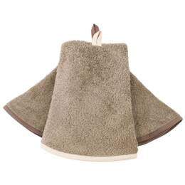 Lot de 2 essuies mains rond  éponge 480gr DÉCO