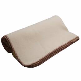 Couverture pure Laine - 350 g/m² finition point de cheval ASPEN