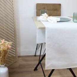 Chemin de table coton lin METIS