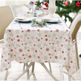 Nappe 100% coton imprimés FLOCON
