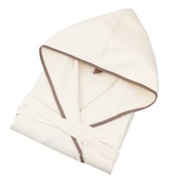 Peignoir enfant mixte en coton nid d'abeille JADOU