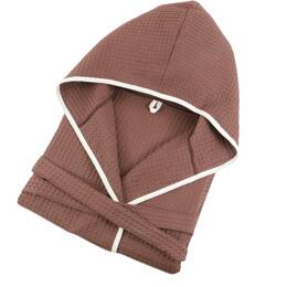 Peignoir enfant mixte en coton nid d'abeille JADOU