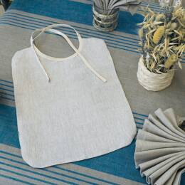 Bavoir adulte 100% lin naturel ALLURE