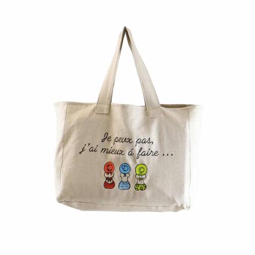 Sac de plage 100% lin naturel PLAYA