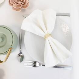 Lot de 6 serviettes de table  satin de coton LUXE