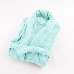 Peignoir coton éponge col chale  éponge PREMIUM