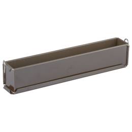 Moule à Pâté Croute long uni (mini) - Antiadhérent (sans PFAS) - à charnière - fond démontable - 500 x 40 x 60 mm