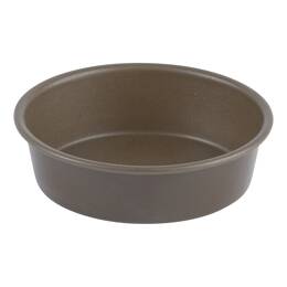 Moule à Manqué rond uni - bordé - Antiadhérent (sans PFAS) - Ø160/136 mm - h40 mm