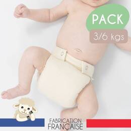 Couche lavable NAISSANCE: Pack Découverte