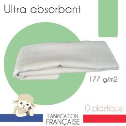 Lange bébé 100% coton bio non blanchi