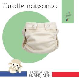 Culotte naissance BébéMout' 100% laine mérinos