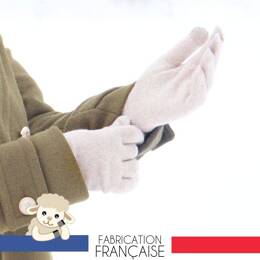 Gants tactiles femme/homme 100% laine mérinos