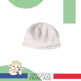 Bonnet de naissance bébé 100% laine mérinos