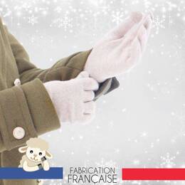 Gants tactiles femme/homme 100% laine mérinos