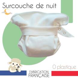Surcouche lavable de nuit évolutive en chanvre