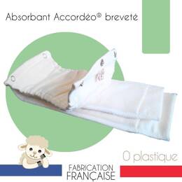 Absorbant TE2 breveté chanvre pour couche lavable