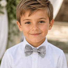 Nœud papillon ajustable enfant Liberty Capel Gris