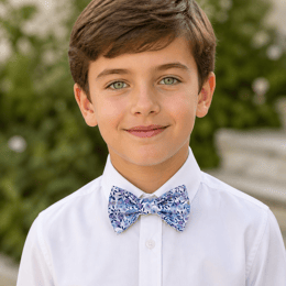 Nœud papillon ajustable enfant Liberty Wiltshire lilas
