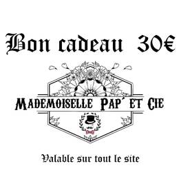 Bon cadeau 30 €
