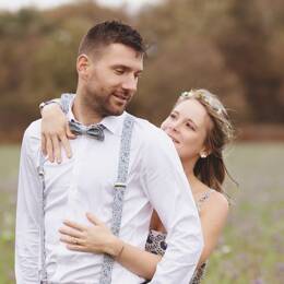 Noeud papillon homme en Liberty Katie and Millie bleu