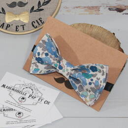 Nœud papillon ajustable enfant Liberty Betsy Centaurée