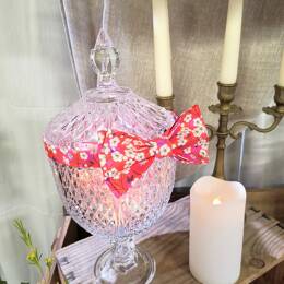 Noeud papillon homme en Liberty Mitsi Hibiscus