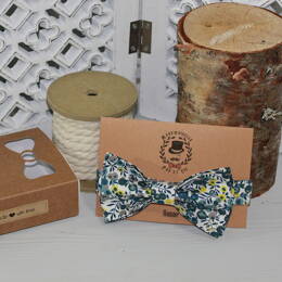 Noeud papillon homme en Liberty Wiltshire Mimosas