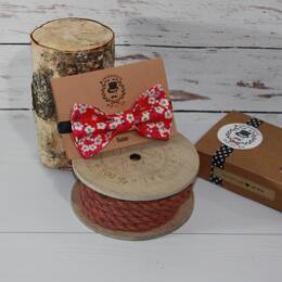 Nœud papillon ajustable enfant Liberty Mitsi Hibiscus