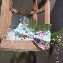 Noeud papillon homme en Liberty Rachel Pink
