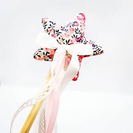 Baguette porte alliance en Liberty Wiltshire Pois de senteur