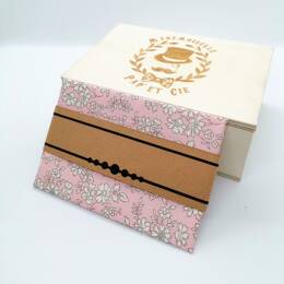 Pochette pour homme Liberty Capel rose