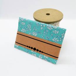 Pochette pour homme Liberty Capel turquoise