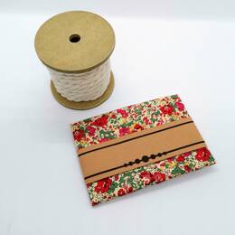 Pochette pour homme Liberty Claire Aude rouge