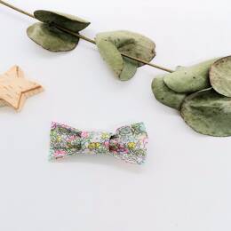Barrette en Liberty Amelie rose