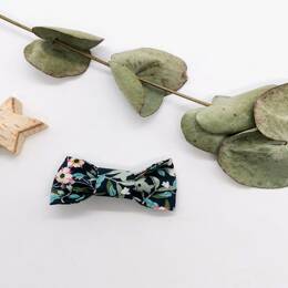 Barrette en Liberty Brighton and Blossom bleu vert