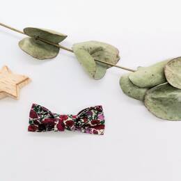 Barrette en Liberty Petal and Buds Purple